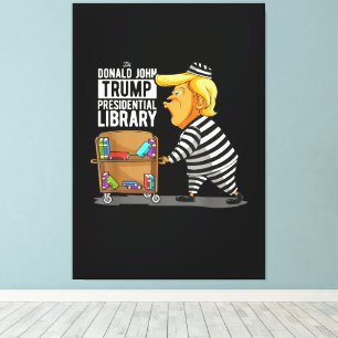 Prison Trump Presidential Library Canvas Print