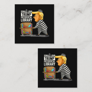 Prison Trump Presidential Library Card