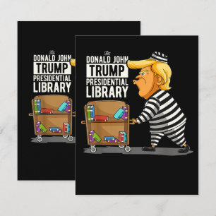 Prison Trump Presidential Library Card