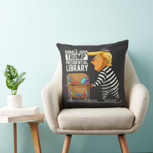 Prison Trump Presidential Library Cushion