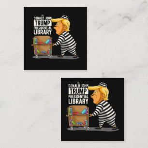Prison Trump Presidential Library Enclosure Card