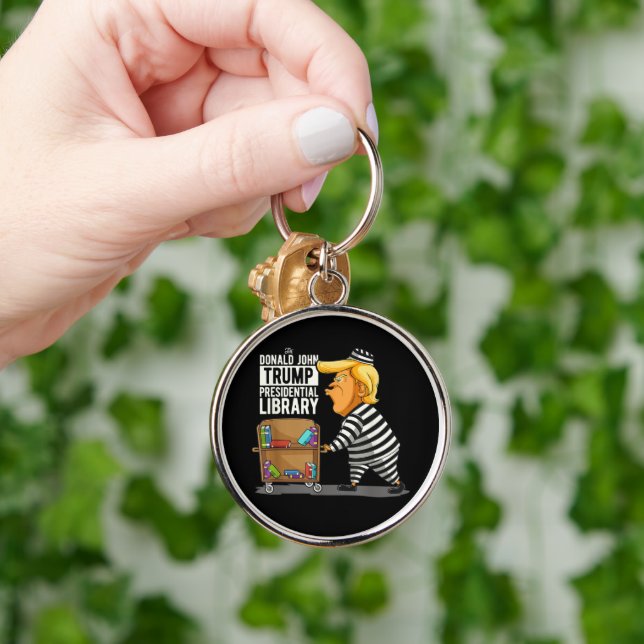 Prison Trump Presidential Library Key Ring (Hand)