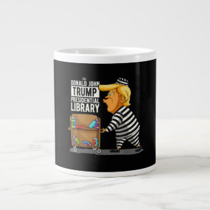 Prison Trump Presidential Library Large Coffee Mug