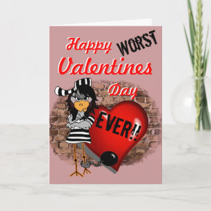 Prison Valentine's Day card