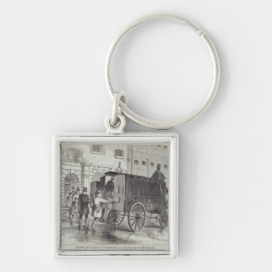 Prison Van taking up Prisoners at the House of Det Key Ring