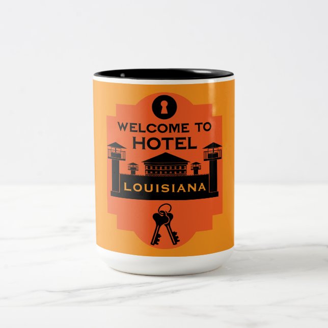 Prison Visit Gift Two-Tone Coffee Mug (Center)