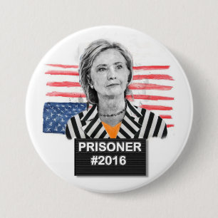 Prisoner #2016 7.5 cm round badge