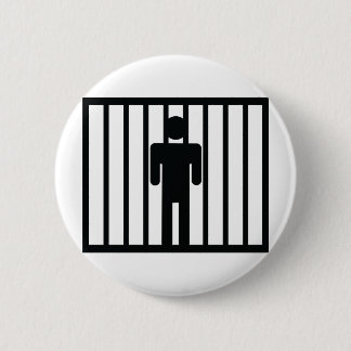 prisoner icon 6 cm round badge