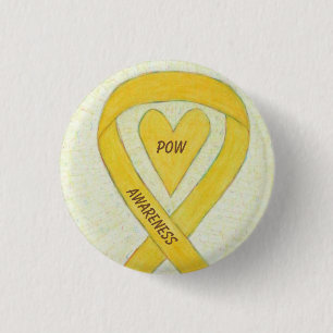 Prisoner of War (POW) Awareness Ribbon Custom Pin