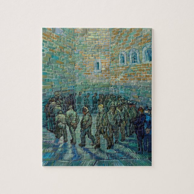 Prisoners Exercising by Vincent Van Gogh Jigsaw Puzzle (Vertical)