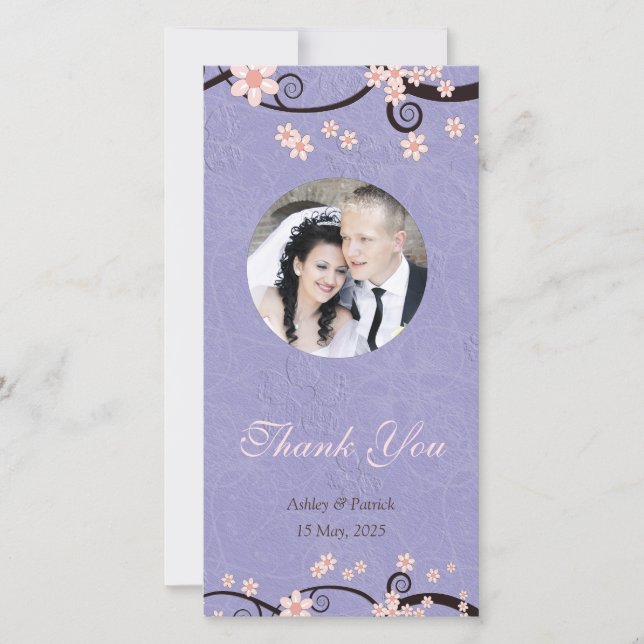 Prisoners of Love Violet Thank You Photo (Front)