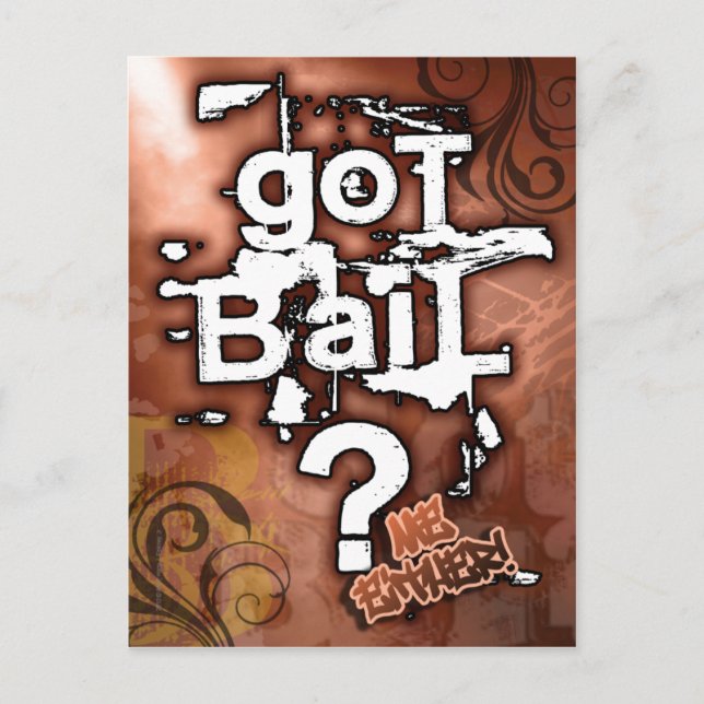PrisonSong - Got Bail? Postcard (Front)