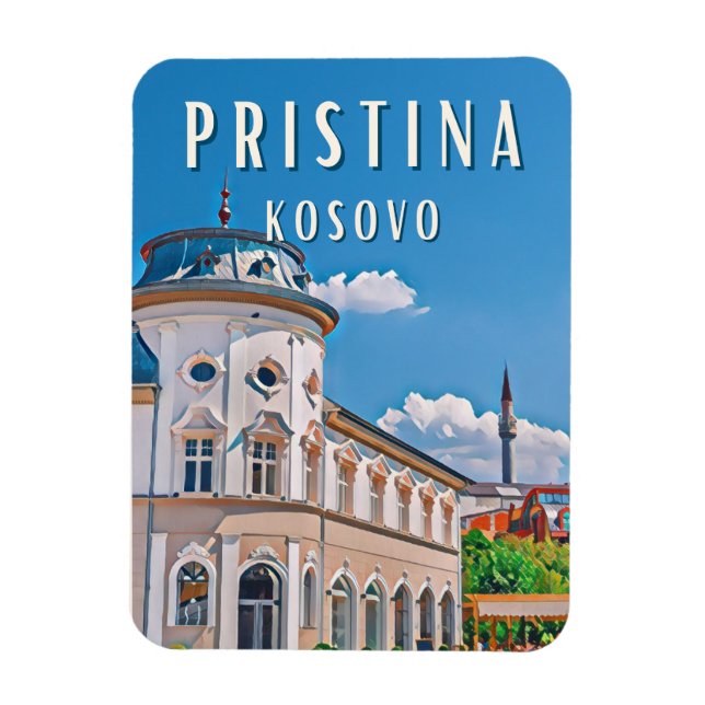 Pristina, le cœur du Kosovo Magnet (Vertical)
