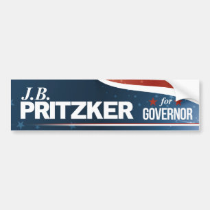 PRITZKER - JB Pritzker for Governor Bumper Sticker