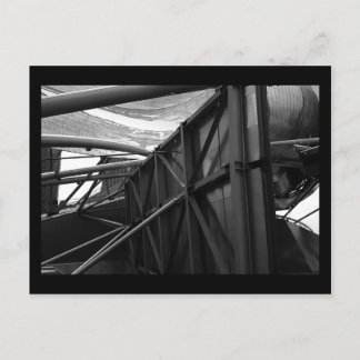 pritzker pavilion :: winter (b&w) postcard