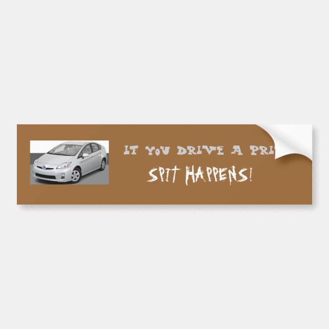 Prius Bumper Sticker (Front)