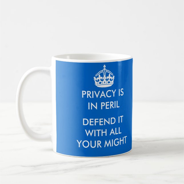 Privacy is in Peril Mug (Left)
