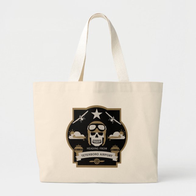 Private And Commercial Pilot Gift Large Tote Bag (Front)