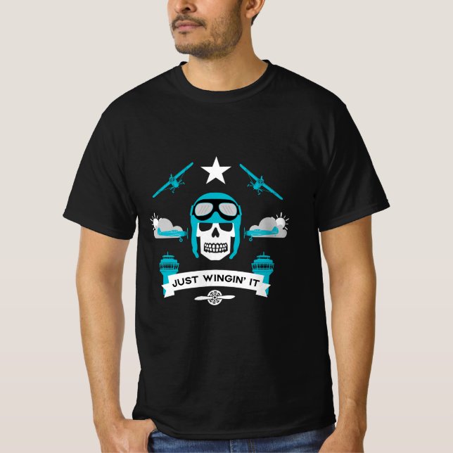 Private And Commercial Pilot Gift T-Shirt (Front)