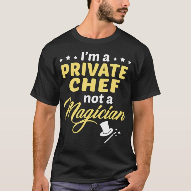 Private Chef bake baked drunk chef  T-Shirt (Front)