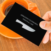 Private Chef Catering Business Card Template