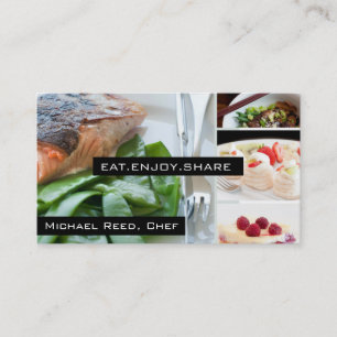 Private Chef Services Catering Business Card