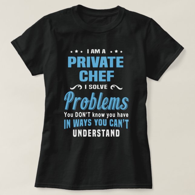 Private Chef T-Shirt (Design Front)