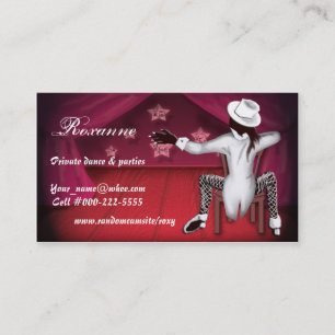 private dancer business card