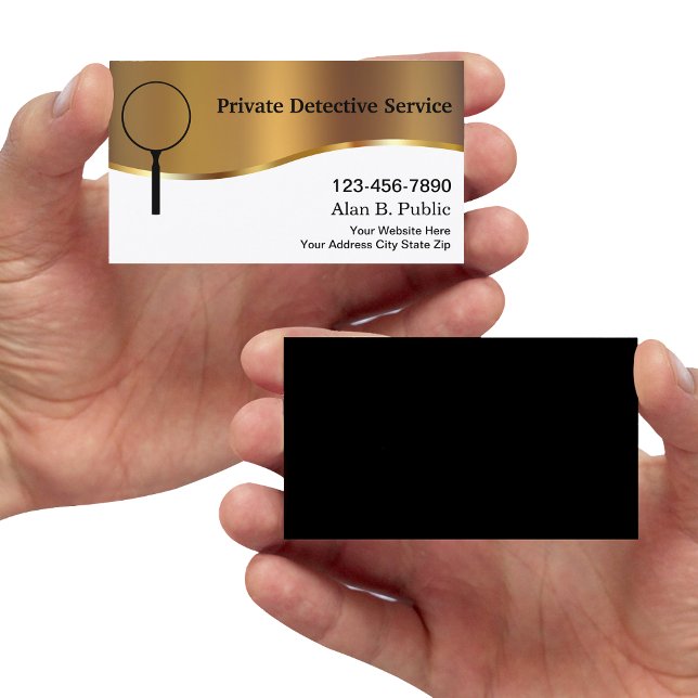 Private Detective Business Cards (Creator Uploaded)