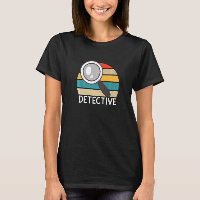 Private Detective Secret Spy Team T-Shirt (Front)