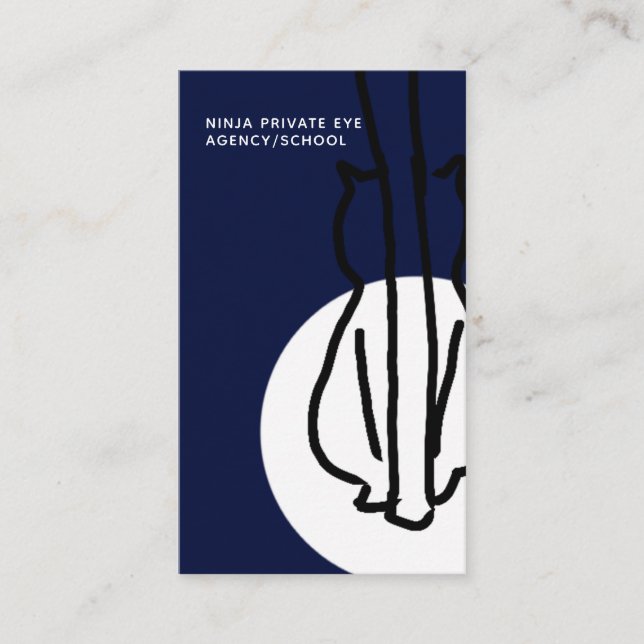 Private Eye/Detective Agent Business Card (Front)