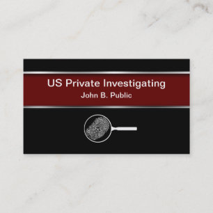 Private Investigator Business Cards