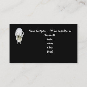 Private Investigator Business cards