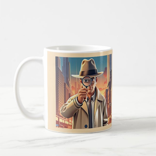 " PRIVATE INVESTIGATOR " COFFEE MUG (Left)
