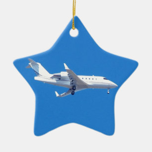 Private jet. ceramic tree decoration