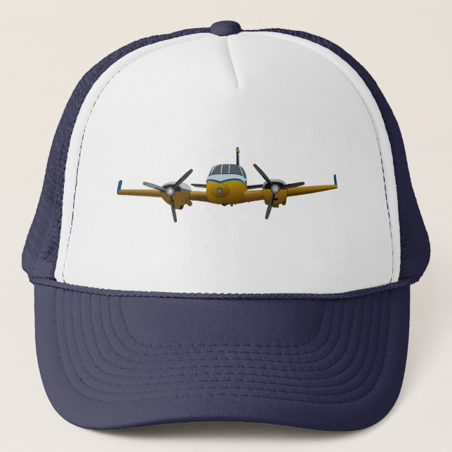 Private jet. trucker hat (Front)
