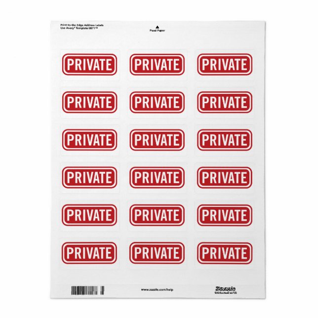 Private Label (Full Sheet)