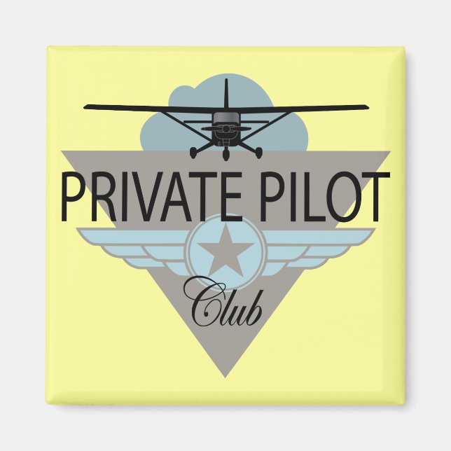 Private Pilot Club Magnet (Front)