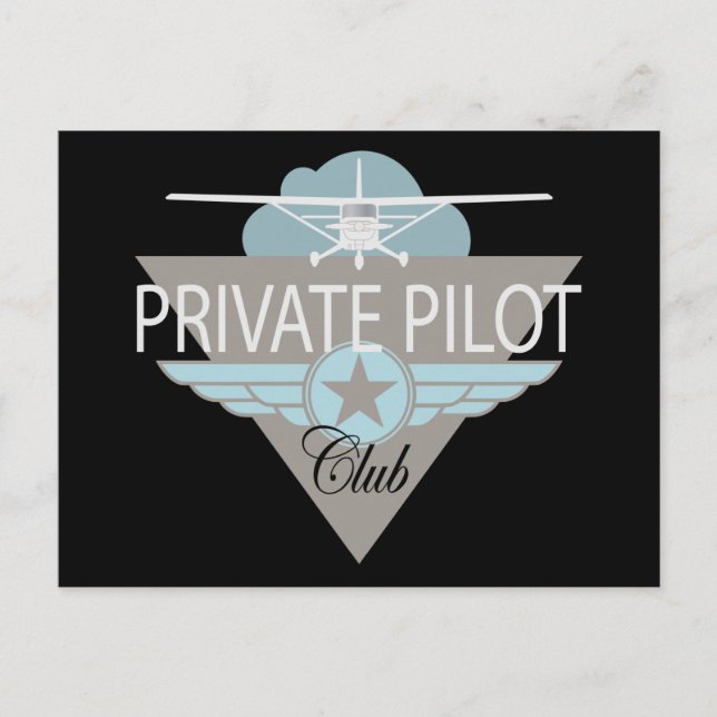 Private Pilot Club Postcard (Front)