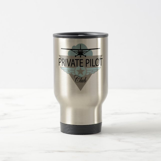Private Pilot Club Travel Mug (Center)