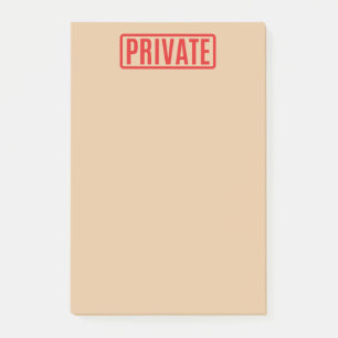Private Post-it Notes