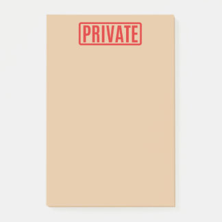 Private Post-it Notes