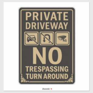Private Property No Parking Tow Away Zone Sign