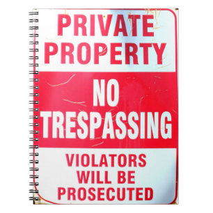 private property notebook