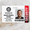 Private Security Guard Officer ID Photo Logo Red