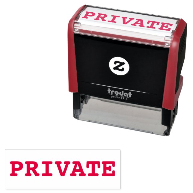 Private Self-inking Stamp (In Situ)