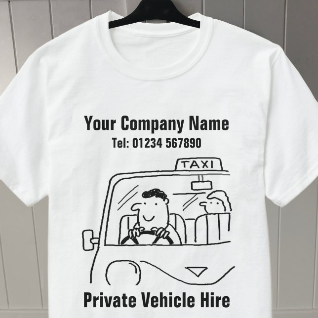 Private Vehicle Hire Cartoon T-Shirt (Creator Uploaded)