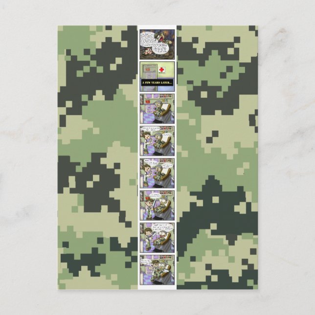 Privates Revenge Postcard (Front)