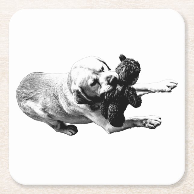 Prize Grip Square Paper Coaster (Front)