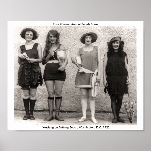 Prize Winners Annual Beauty Show Washington 1922 Poster (Front)